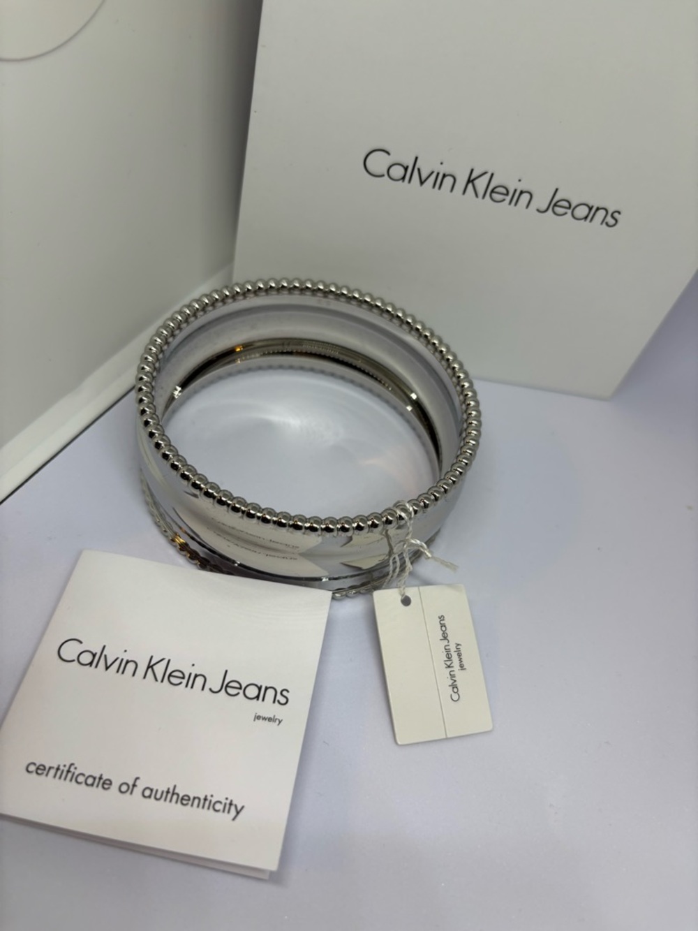 Calvin Klein Jeans Bracelet and Ring nwt